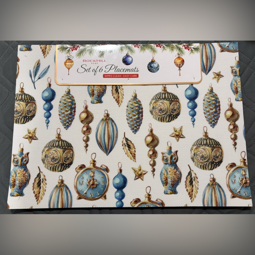 Rockhill Home Set of 6 Single Placemats - Picture 4 of 14